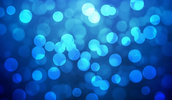 Bokeh feriado azul abstrato fundo de Natal — Fotografia de Stock