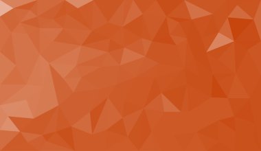 Turuncu soyut geometrik üçgen çokgen stilini illüstrasyon grafik arka plan