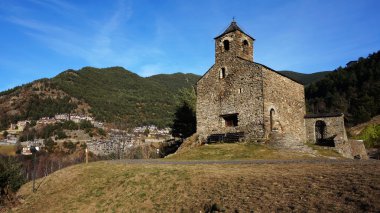 Romanesque church of St. Cristopher, Andorra  clipart