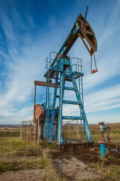 石油泵钻机能源石油工业机 — 图库照片