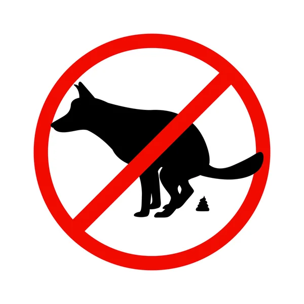 Signo de prohibición paddock animals — Vector de stock