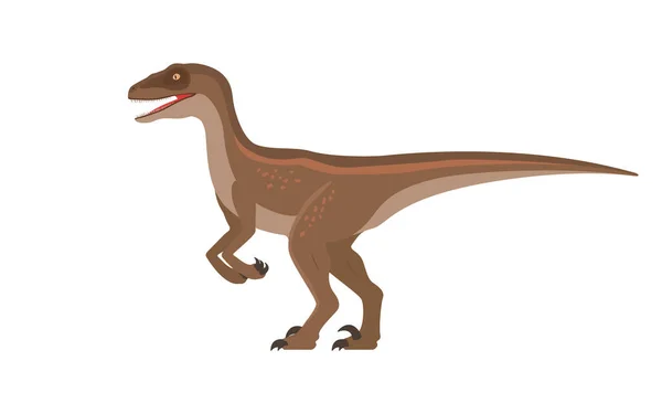 Dinosauro velociraptor vettoriale — Vettoriale Stock