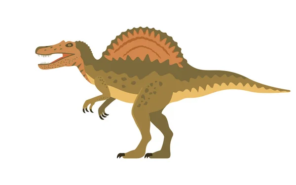 Spinosaurus dinoszaurusz vektor — Stock Vector