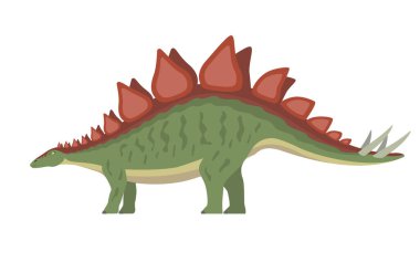 Vektör stegosaurus dinozor