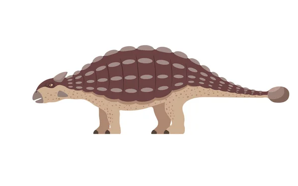 Vektor ankylosaurus dinoszaurusz — Stock Vector