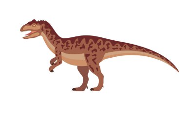 Vektör allosaurus dinozor