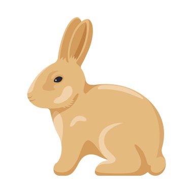 Sevimli sarı Paskalya tavşanı