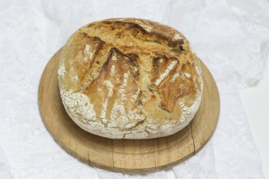 ev yapımı kepekli ekmek.