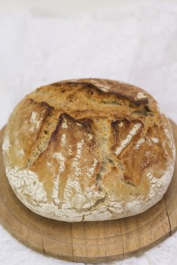 ev yapımı kepekli ekmek.