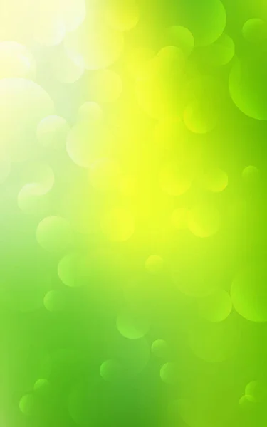 Blurry Specks Dust Shine Sun Rays Atmospheric Bright Background Green — Stock Vector