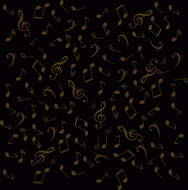 Müzik notaları. Festivalin bayrağı için müzikal semboller, baskı tasarımı, melodi kaydı, tasarım katmanları. Şablon müzik notaları senfoni işaretleri, notalar. Şeffaf, png