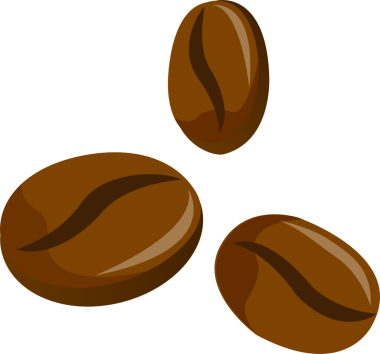 Kahve çekirdeği. fasulye, kafein sembolü. Düz çizim. Kahve ikonu logosu tasarımı. Şeffaf, png. Böğürtlen kahverengi tohumu, aromatik arabika kızarmış fasulye. Amerikan içeceği..