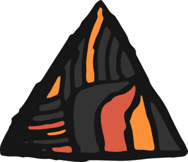 Karalama lekesi. Grunge üçgeni çerçevesi. Karalamalar, el çizimi üçgenler. boyalı üçgenler. Grunge üçgeni. Grunge üçgen şekli. Tebeşir üçgenleri. İğrenç çerçeveler. Şeffaf, png