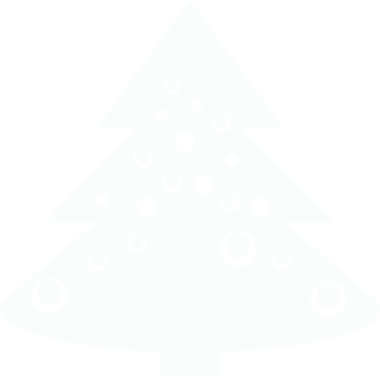 Çizgi film tarzında noel ağacı. Mutlu Noeller ve mutlu yıllar. şeffaf, png, illüstrasyon. Posterler, afişler ve promosyon malzemeleri için ağaç tasarımı.