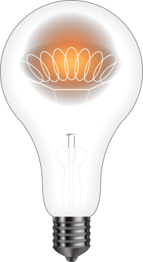Lamba. Ampul simgesi tasarımı, fikir simgesi simgesi, çözüm simgesi, düşünme konsepti tasarımı, Aydınlatma Elektrik lambası, Elektrik, parlaklık, Trendy Düz tarzı, şeffaf, png.