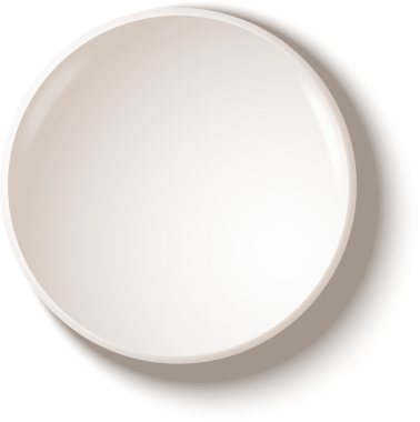 Yuvarlak boş plaka üst görünümü. Şeffaf, png. Boş beyaz porselen plaka. Yemek takımı, porselen, yemek servisi için çanak çömlek. Lokanta tabağı, boş tabaklar ve bulaşık takımları, gölgeli.