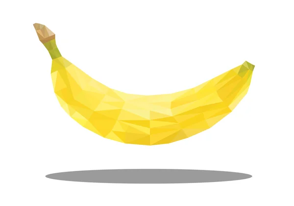 Plátano fruta vector ilustración — Archivo Imágenes Vectoriales
