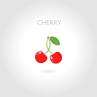 kiraz vektör çizim