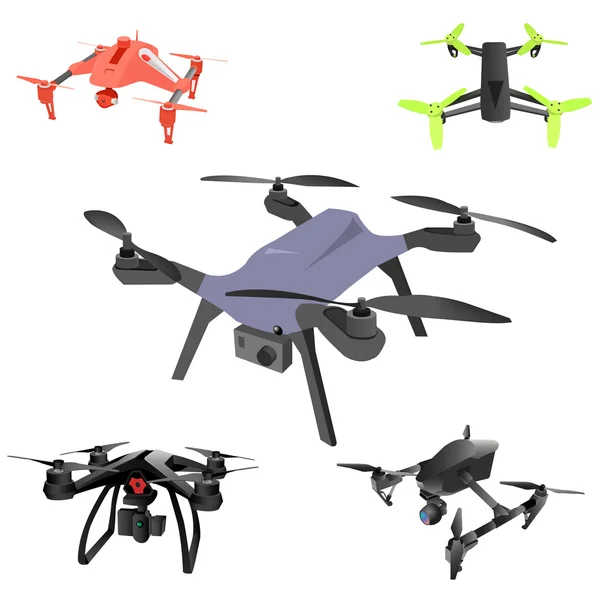 Çizgi film uçağı ayarlayın. İzometrik. Vektör çizim.