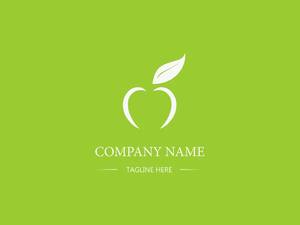 Diseño de iconos de Apple. Logo del negocio. Signo, símbolo. Dibujos animados, estilo plano . — Vector de stock