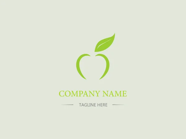 Diseño de iconos de Apple. Logo del negocio. Signo, símbolo. Dibujos animados, estilo plano . — Vector de stock