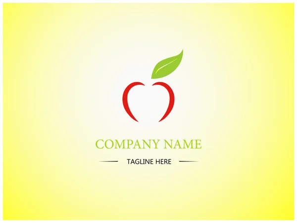 Diseño de iconos de Apple. Logo del negocio. Signo, símbolo. Dibujos animados, estilo plano . — Archivo Imágenes Vectoriales
