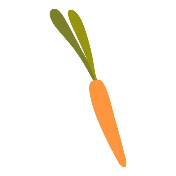 Freshness carrot icon, cartoon and flat style — Stock Vector