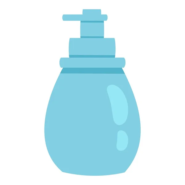 Ícone de garrafa dispensador de sabão, desenho animado e estilo plano — Vetor de Stock