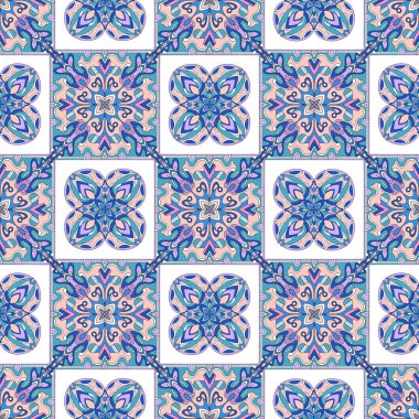 Kabile etnik, pürüzsüz desenli soyut arka plan süslemesi. Vektör dekoratif retro kart pankartı. Klasik, İslam, Arapça, Hintçe, sehpa motifleri, elementler