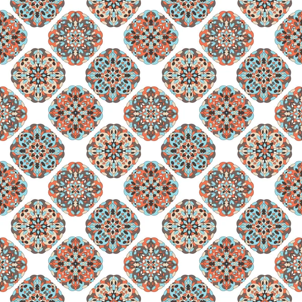 Arabiska blommiga sömlösa mönster. Traditionell arabisk islamisk bakgrund. Moské dekoration element. — Stock vektor