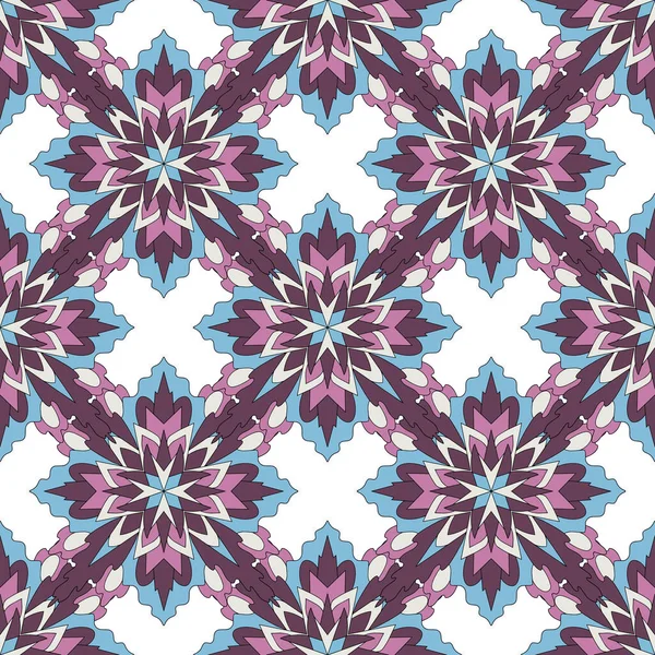 部落病媒装饰 无缝隙的非洲模式 民族地毯 有切角和三角形 阿兹特克风格 几何马赛克与三角形在瓷砖上 古老的内部 现代地毯 Geo Print — 图库矢量图片