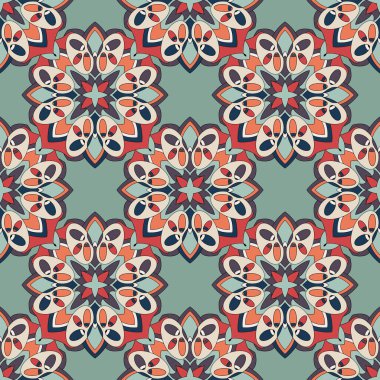 Arap İslami deseni, ana hatlı el çizimi tarzı.