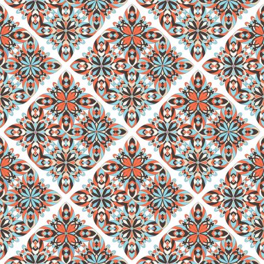 Kabile mandala deseni, ana hatlı el çizimi tarzı.