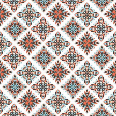 Kabile mandala deseni, ana hatlı el çizimi tarzı.