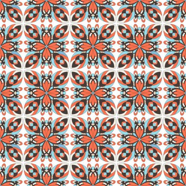 Kabile mandala deseni, ana hatlı el çizimi tarzı.