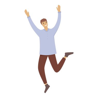 Mutlu çocuk ikonu, çizgi film stili