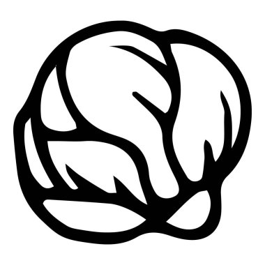 Küçük gelincik simgesi, el çizimi ve özet biçimi