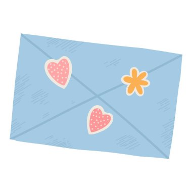 Posta, posta damgası ve kartpostal vektör dairesi, karikatür illüstrasyonlu koleksiyon zarfı. Çeşitli el işi kağıt mektupları, kırtasiye malzemeleri, balmumu ve beyaz üzerine izole edilmiş el yapımı kartlar.