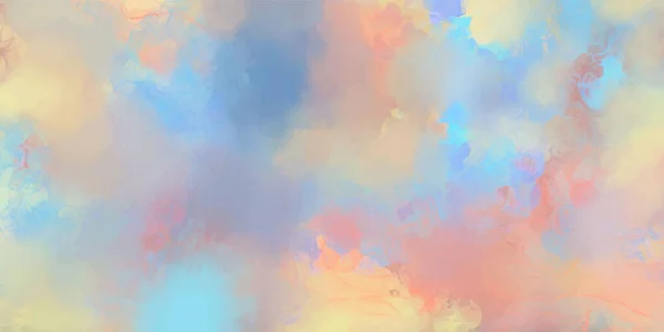 Blauer Himmel Aquarell Konzept Hintergrund realistischen Vektor. Leichte Wassertextur — Stockvektor