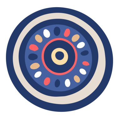 Karalama çiçeği simgesi el çizimi vektörü. Çiçekli bahar bitkisi