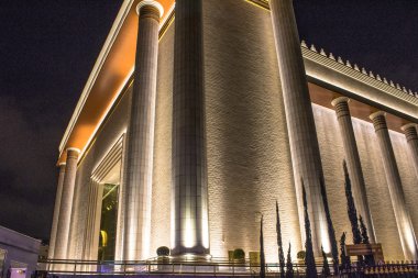 Sao Paulo, Brezilya, 02 Mayıs 2016. Süleyman'ın Tapınağı, evrensel kilise Tanrı'nın Krallığı sütyen mahallede Merkez