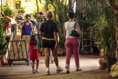 Campinas, Sp, Brezilya, 29 Kasım 2004. Ceasa işçi hareketinin Pazar Campinas, Sp çiçekler.