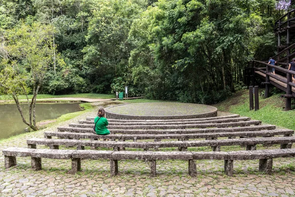 Curitiba Paraná Enero 2019 Teatro Aire Libre Universidad Libre Del — Foto de Stock