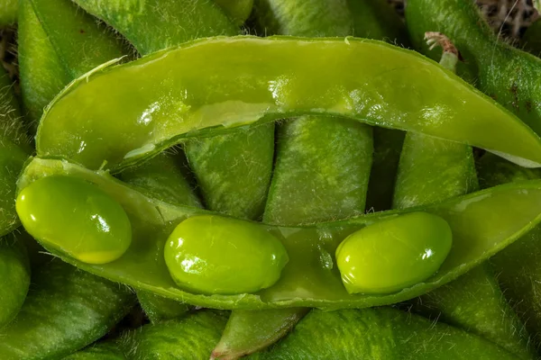 Edamame Beans Green Soybeans Background Brazil — Stock Photo, Image