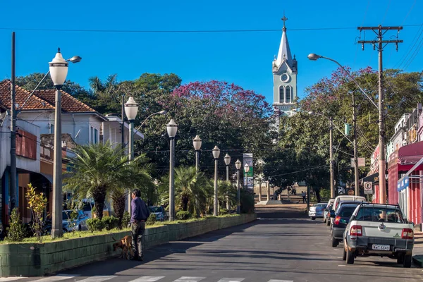 Galia Sao Paulo Brazil Червня 2019 Перспектива Сан Хосе Авеню — стокове фото