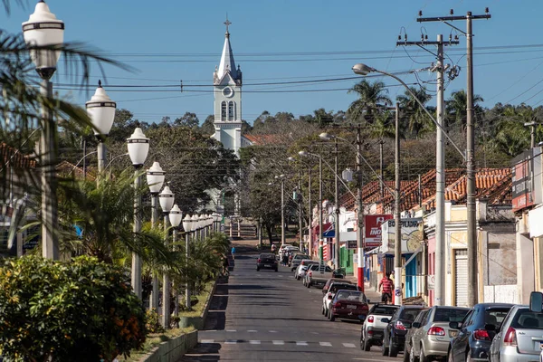 Galia Sao Paulo Brazylia Lipca 2020 Perspektywa Sao Jose Avenue — Zdjęcie stockowe