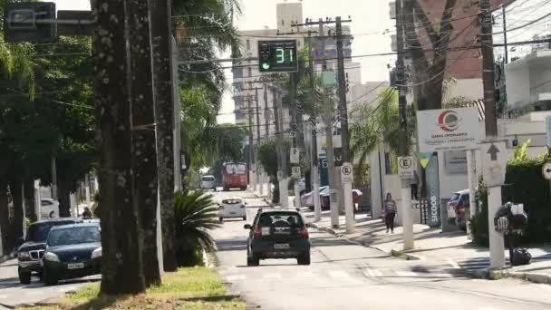 Marilia Sao Paulo Brasil Octubre 2019 Caducidad Del Movimiento Vehicular — Vídeos de Stock