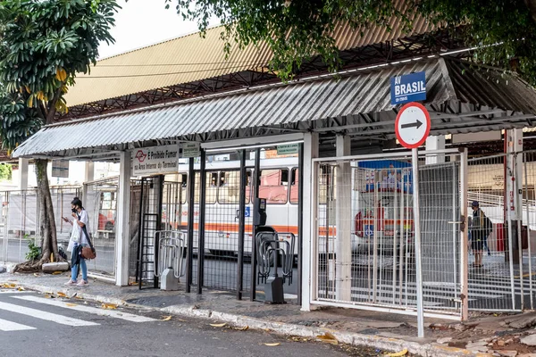 Marilia Sao Paulo Brasil Octubre 2020 Movimiento Vehículos Pasajeros Terminal —  Fotos de Stock