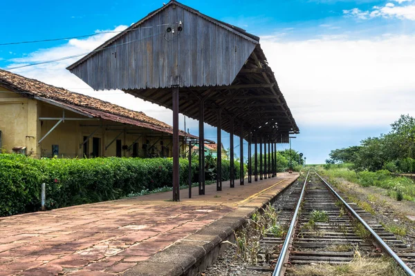 Matao Sao Paulo Brasil Febrero 2013 Fachada Antigua Estación Ferroviaria — Foto de Stock