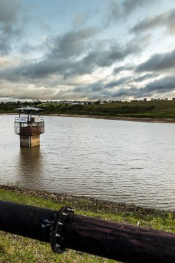 Brezilya 'daki barajda su seviyesi